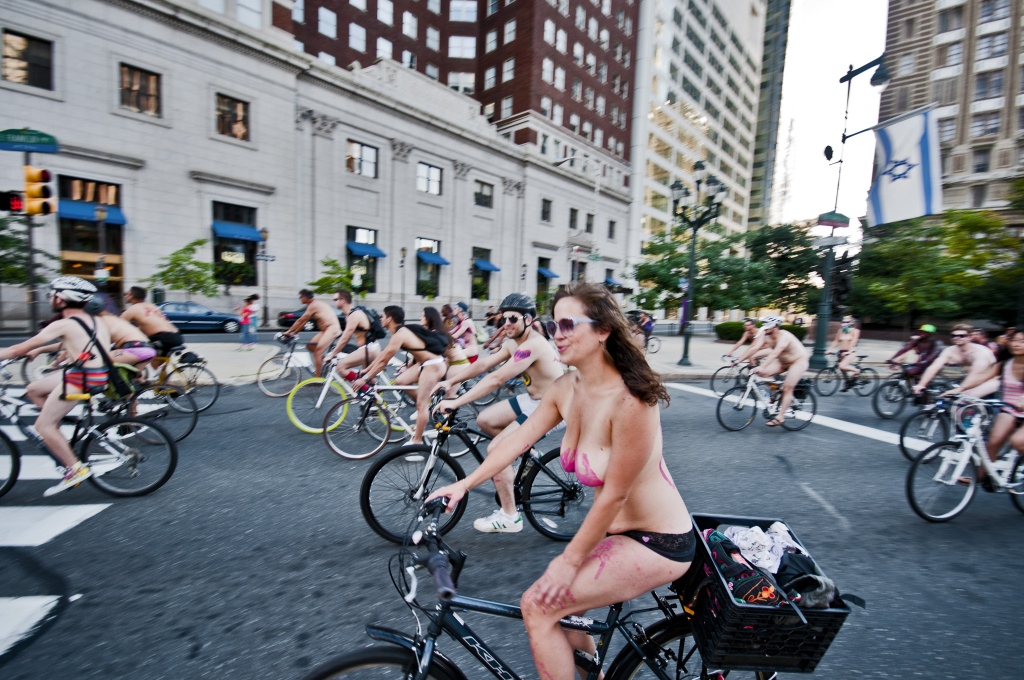 Philly Naked Bike Ride 2013 PNBR 