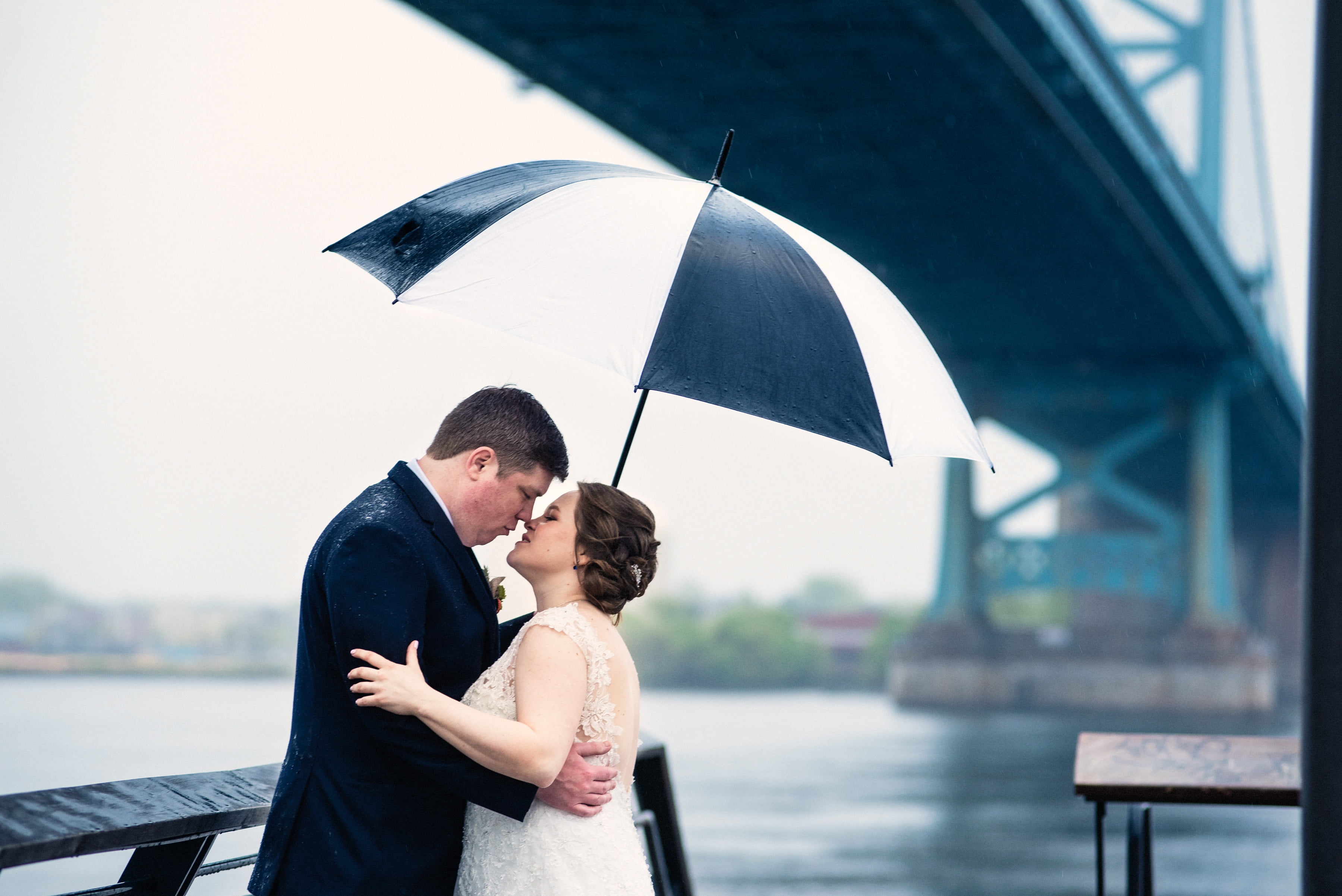 Rainy wedding days