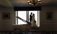 Bride and Groom at The Downtown Club