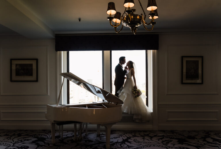 Bride and Groom at The Downtown Club