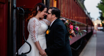 Strasburg Railroad Wedding with Red Caboose Reception