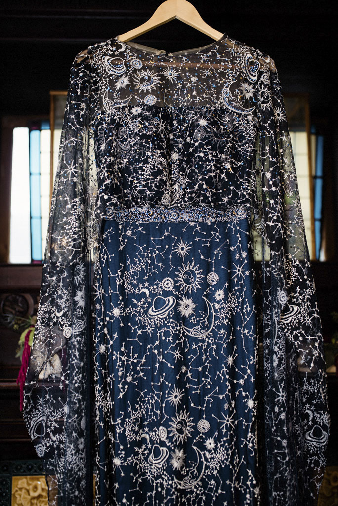 witchy wedding dress
